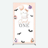 Aperturee Aperturee Spooky One Boo 1St Halloween Birthday Rectangle Backdrop